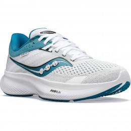 Saucony Scarpe Ride 16 W Bianco/Turchese